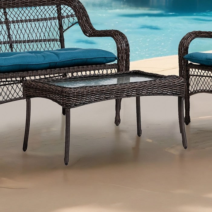 Oliveri Wicker Coffee Table Outdoor Table Brown