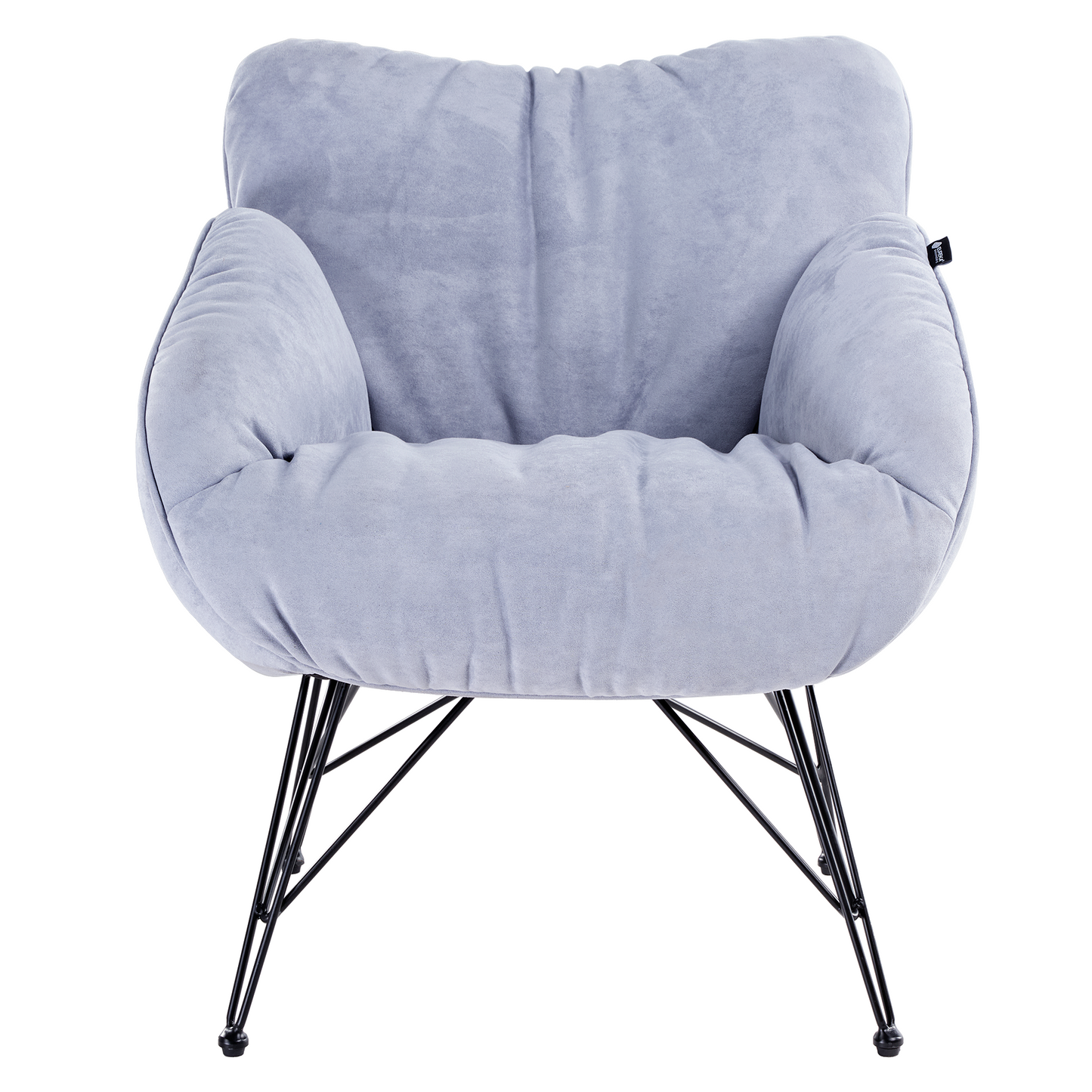 Marco, Soft Padded Cozy Lounge Chair, Blue