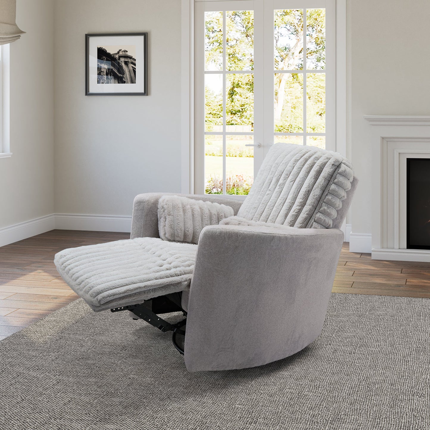 Lucia,Swivel Rocking Manual Recliner
