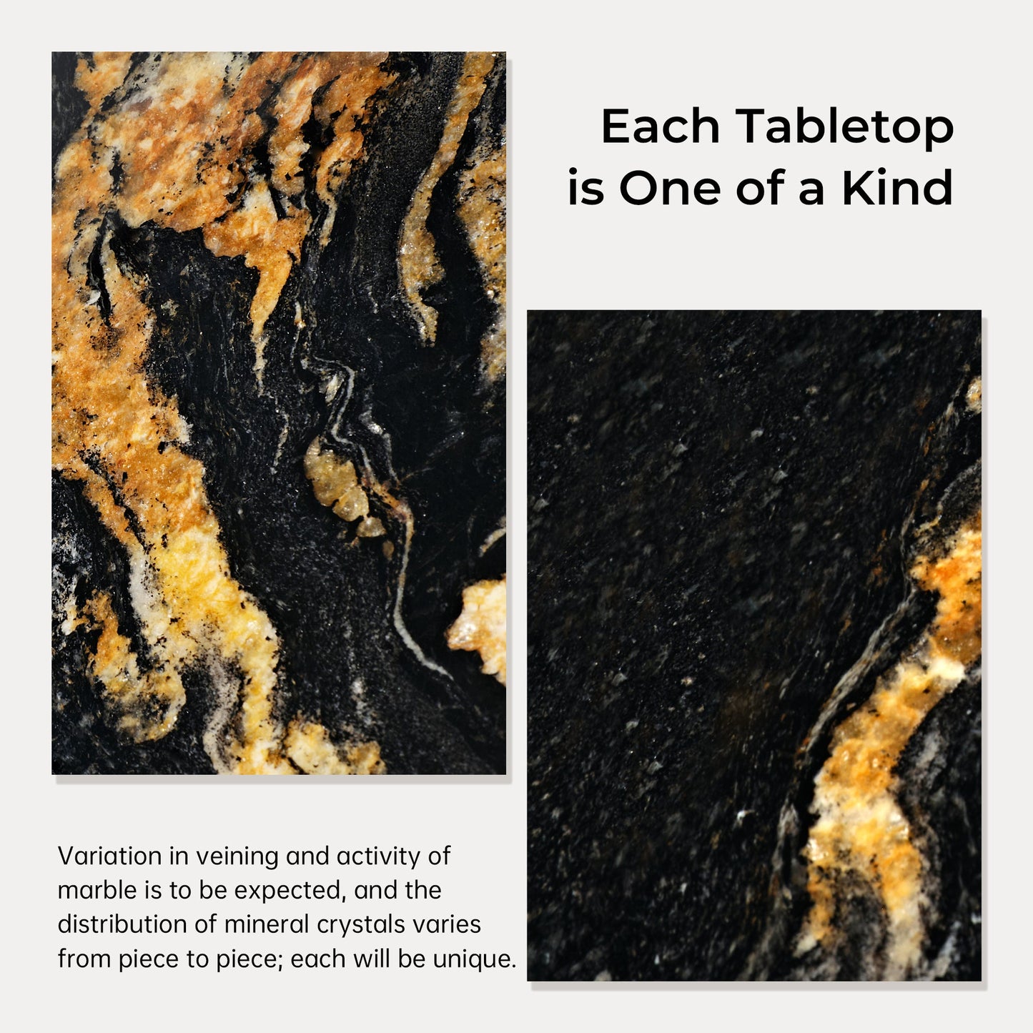 [Coming Soon] Magma, Natural Marble & Wood Top Office Desk (86"x37")