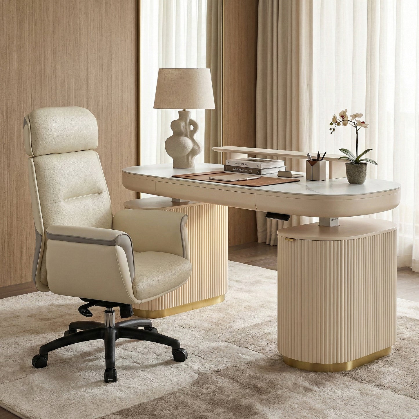 Royal, Microfiber Leather Executive Office Chair