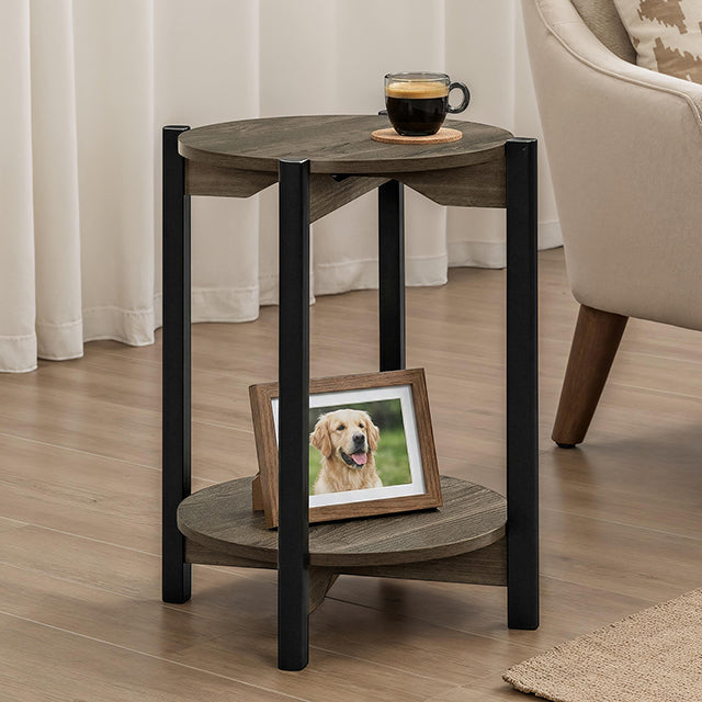 Hyde Side Table Dark Gray