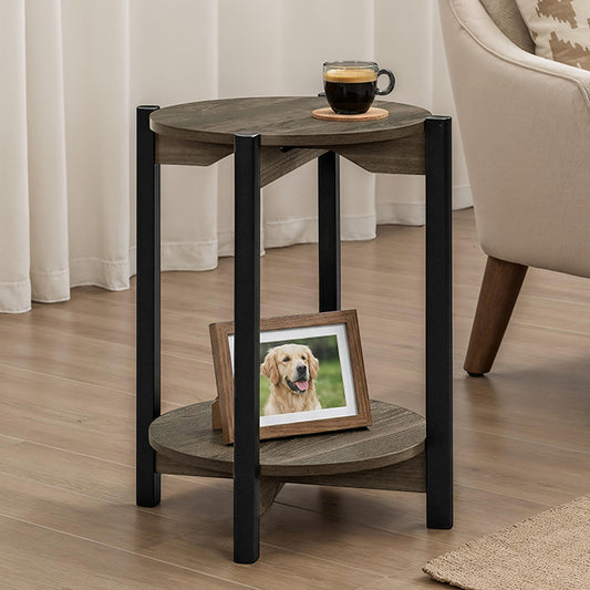 Hyde Side Table Dark Gray