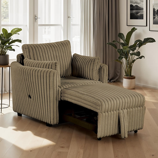 Denholme Chaise Brown
