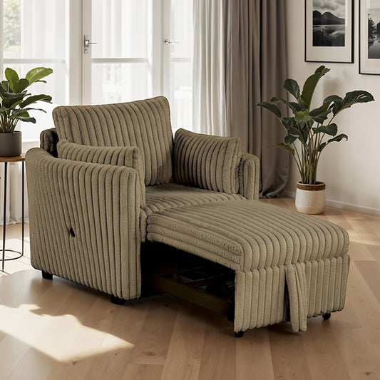 Denholme Chaise Brown