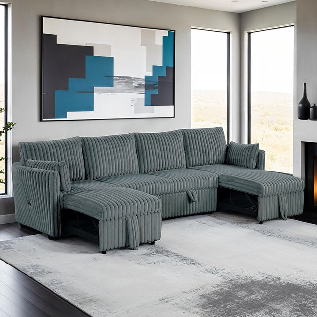 Denholme Sectional Dark Gray