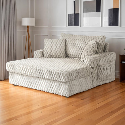 Ferryhill 2-Arm Chaise Chaise Taupe
