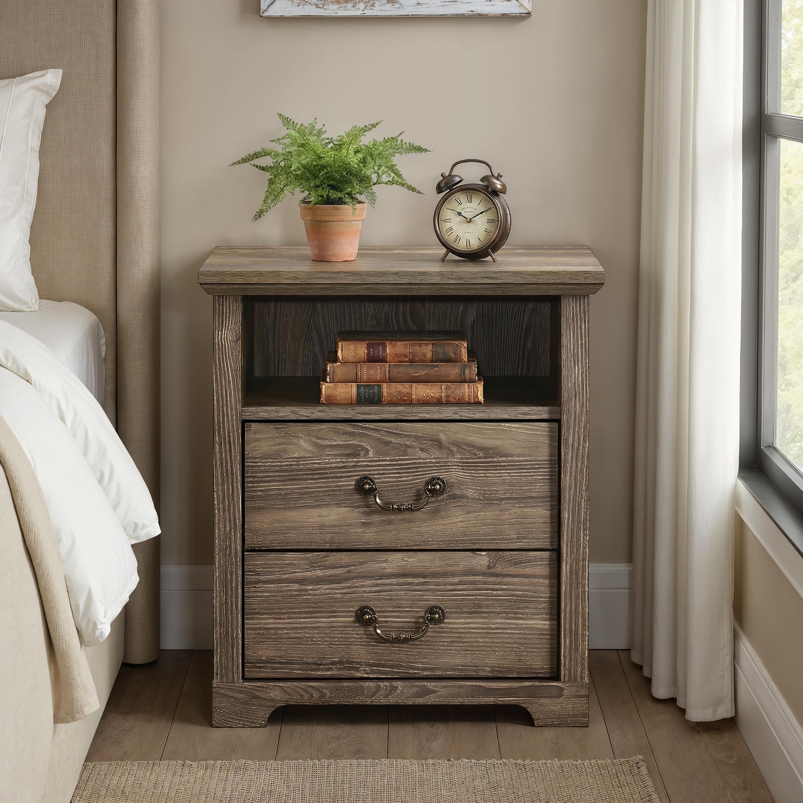 Amble Nightstand (Dark Gray) - Variant Z