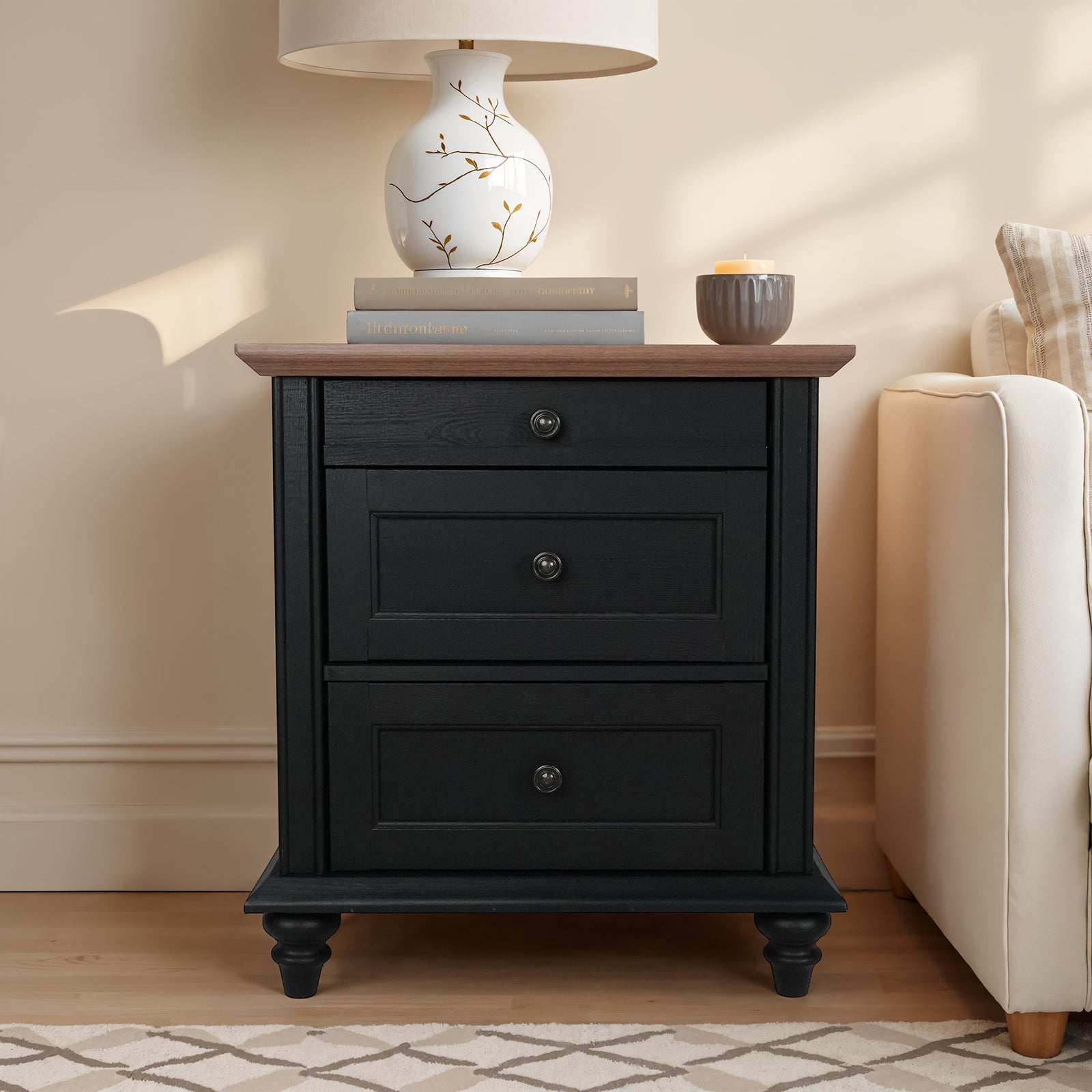 Hyde Nightstand (Black) - Variant Z