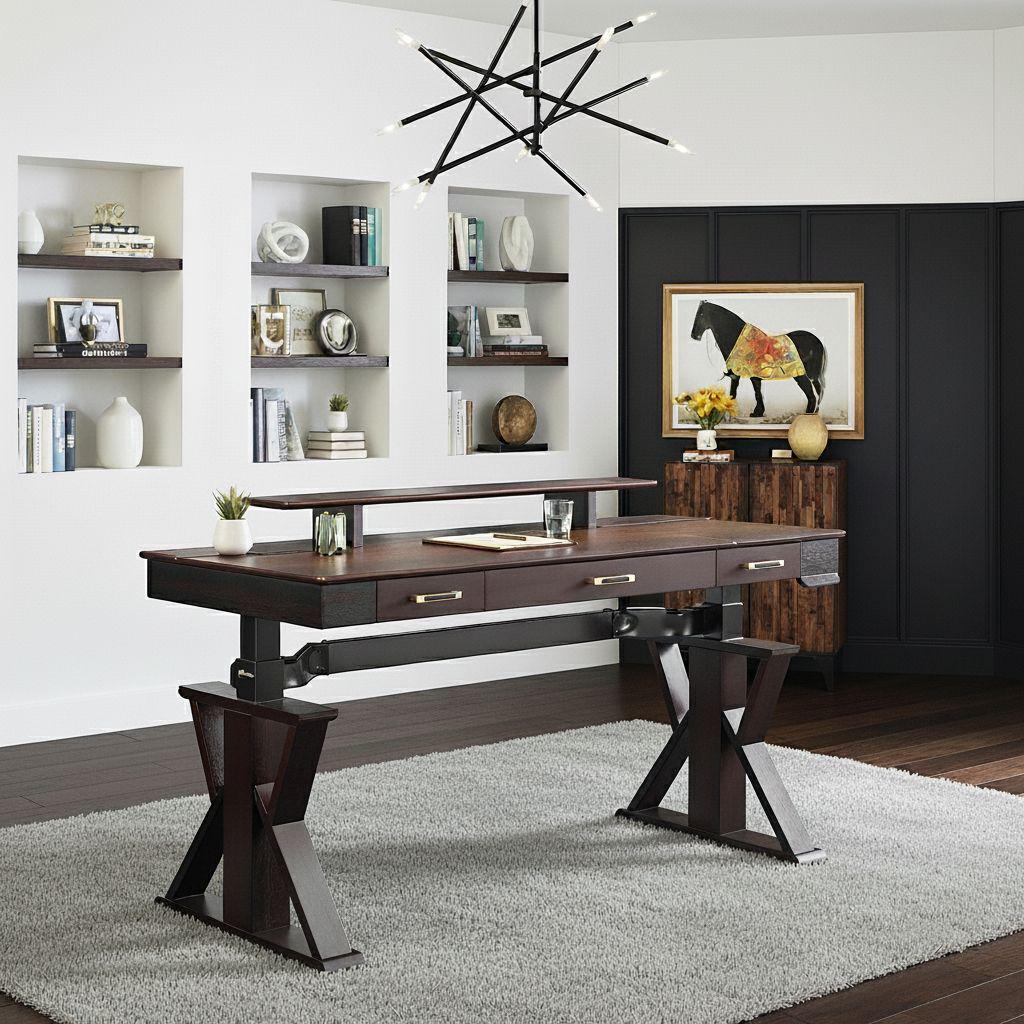 Ark SWS Pro Executive Standing Desk (63"x29")