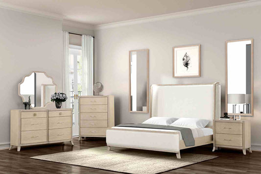 Candra Bed Natural Oak - main