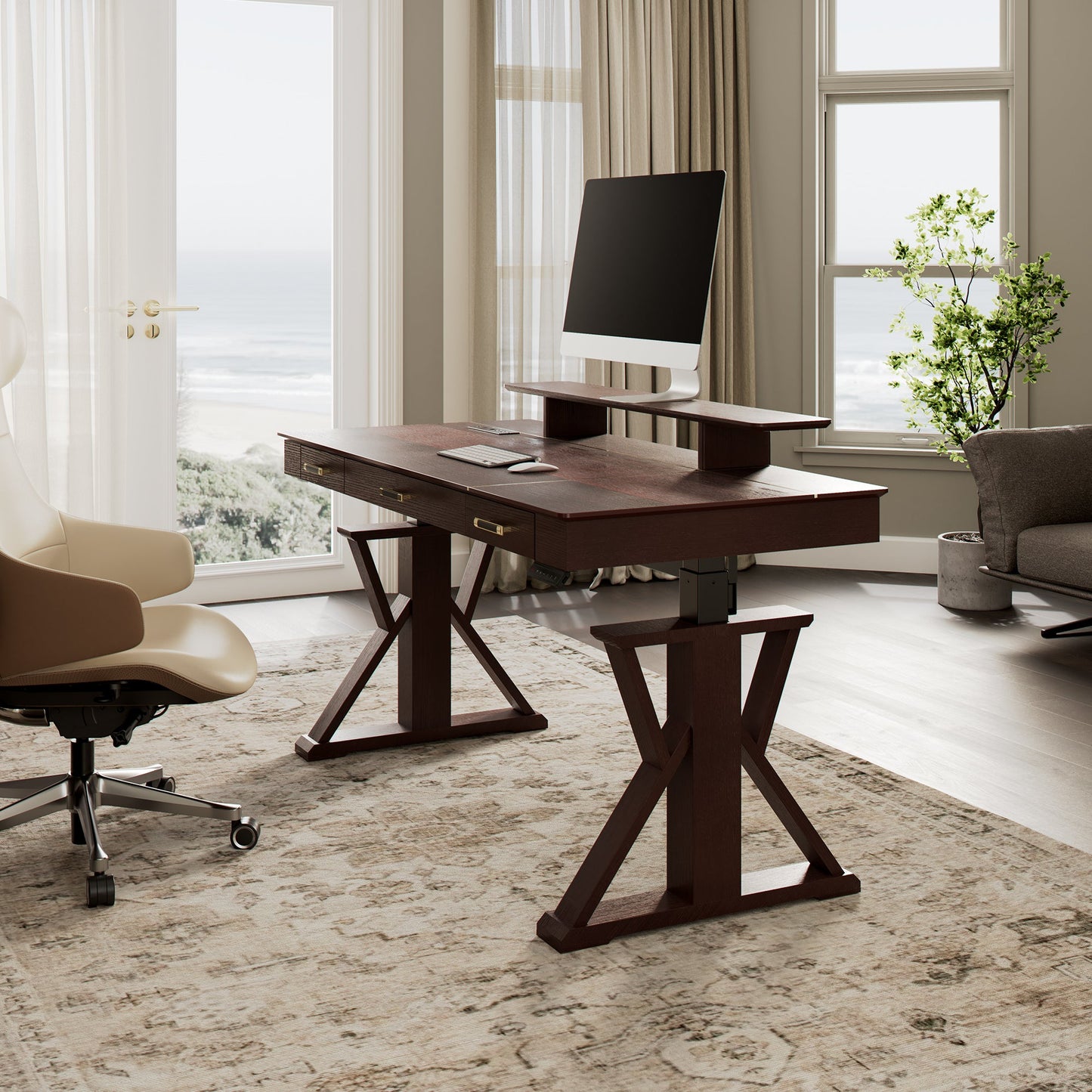 Ark SWS Pro Executive Standing Desk (63"x29")