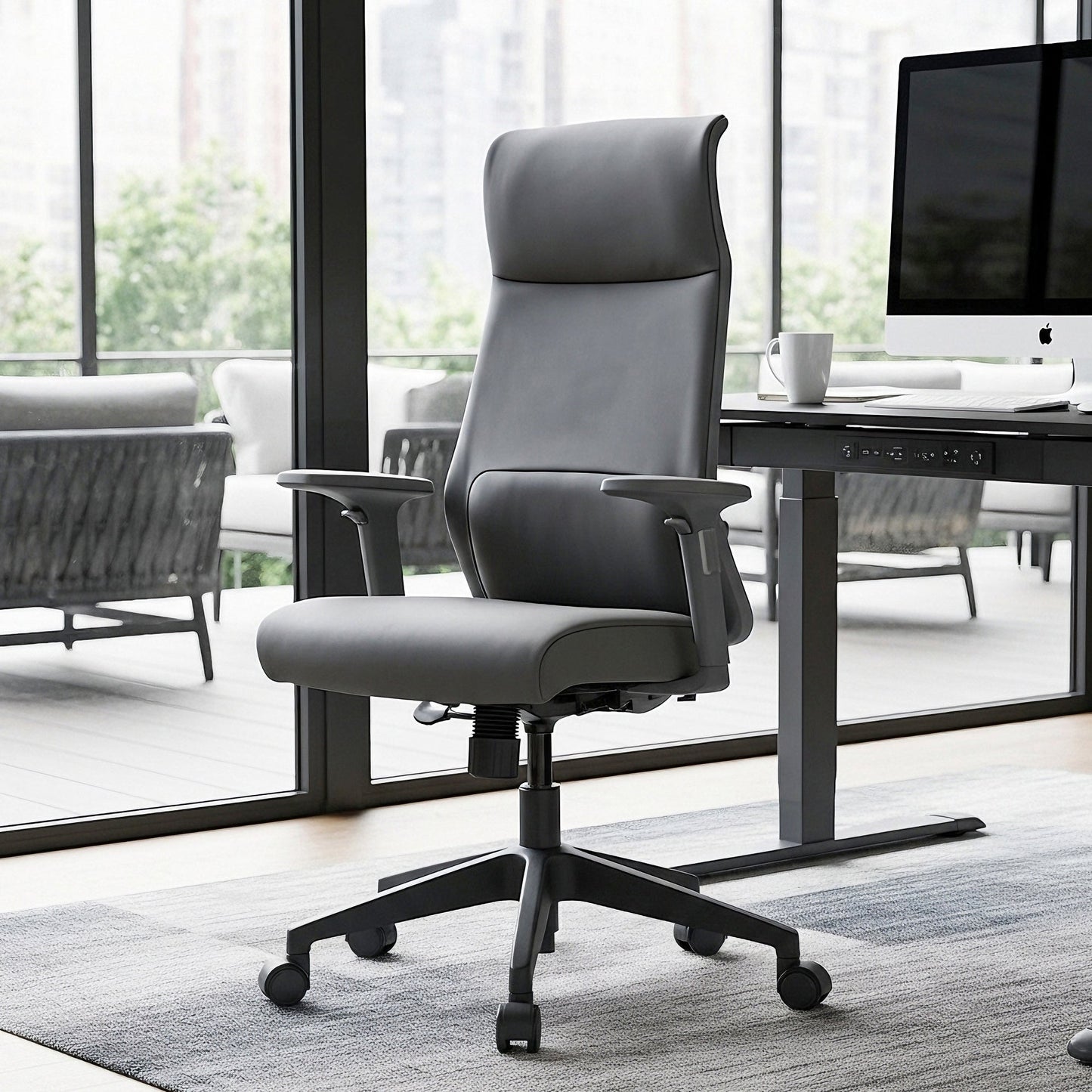 Valen, Microfiber Leather Office Chair